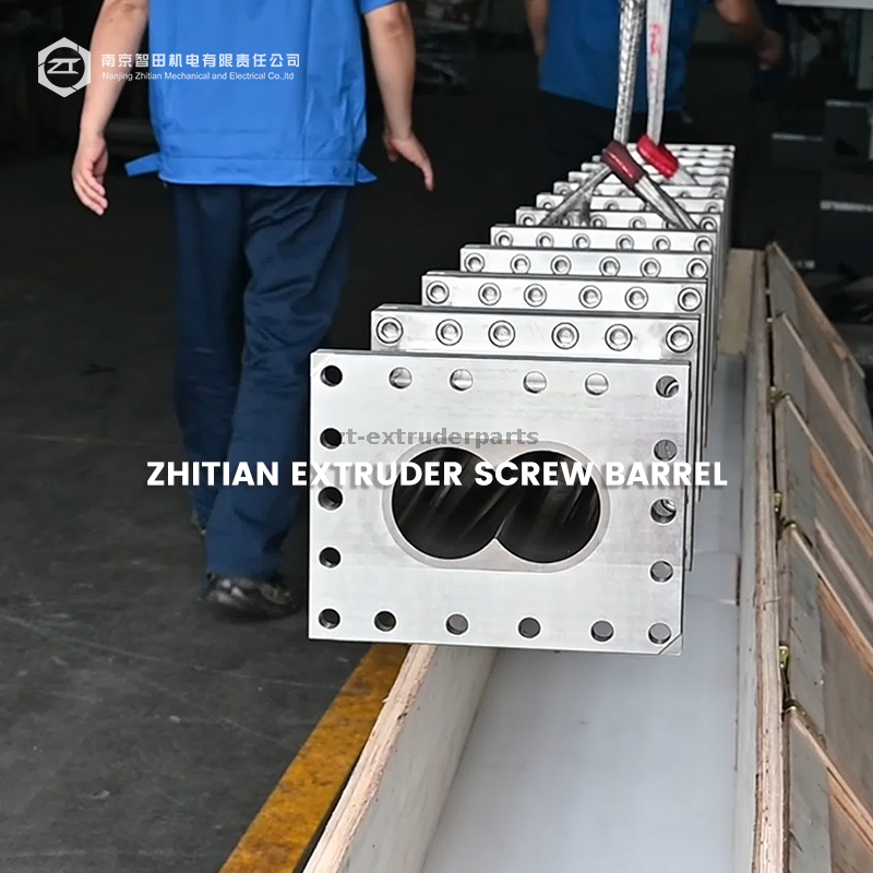 Bimetallic Segmented Twin Screw Extruder Square Barrel for Battery Slurry Continuous Production Line Screw And Barrel