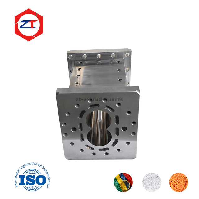 China Feed Screw Barrel Plastic Extruder Double screw barrel