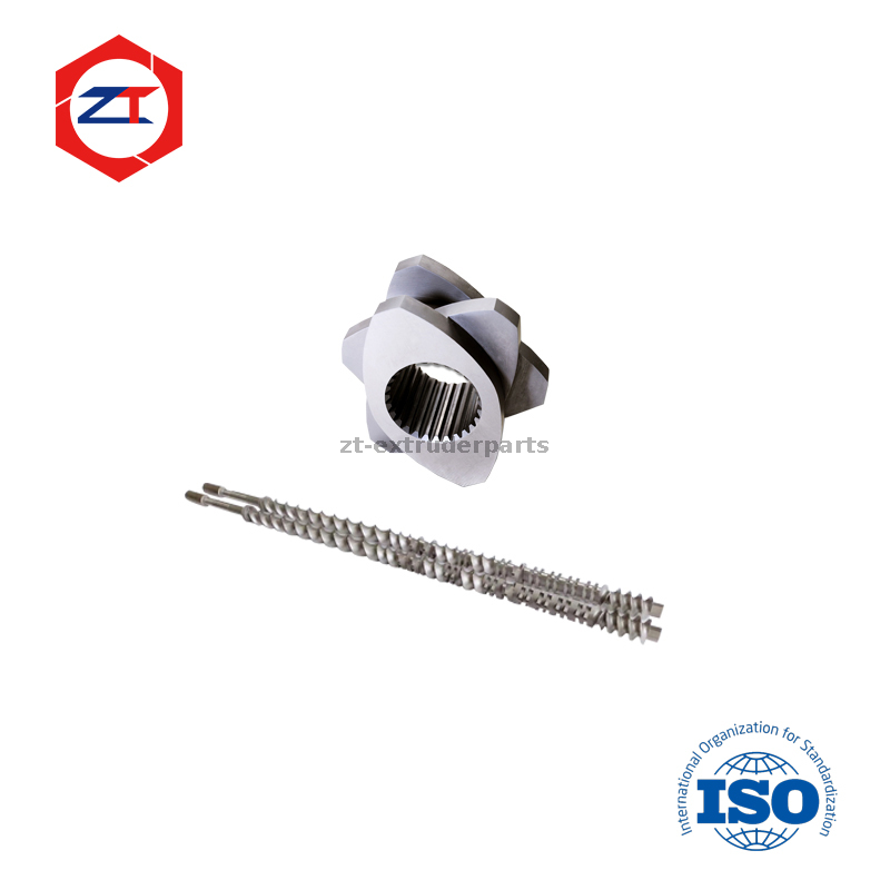 WC Alloy Covering Twin Screw Extruder Replacement Screw Elements