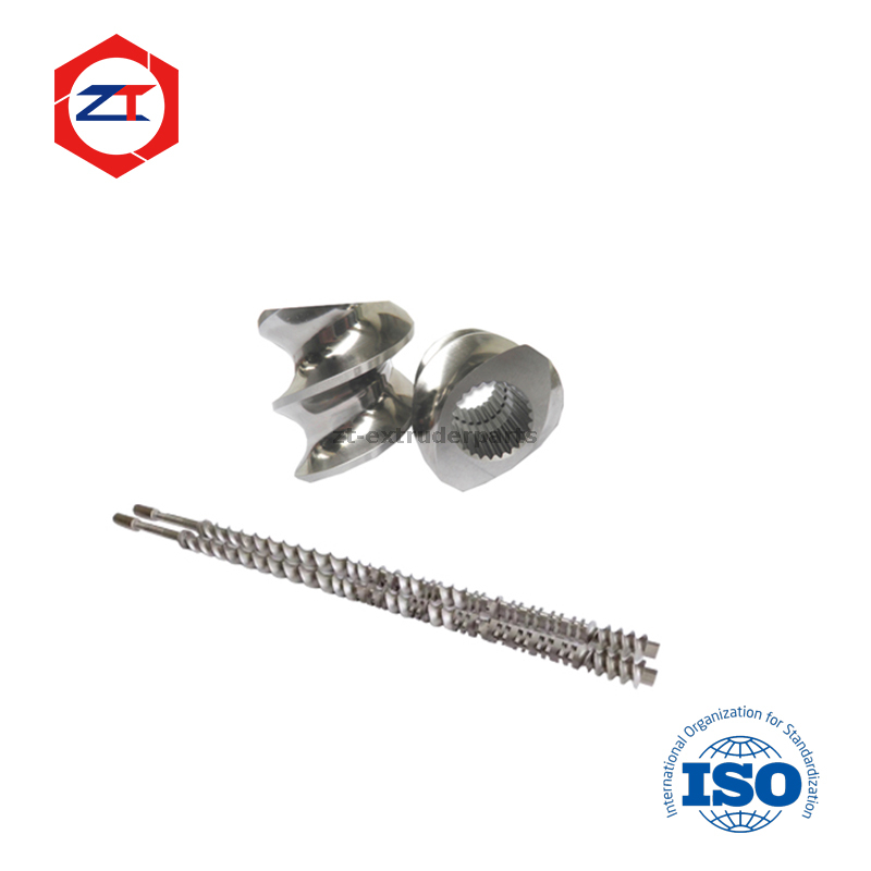 Double W6Mo5Cr4V2 Twin Screw Extruder Element Parts For Pvc Pipe